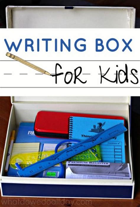 This Box Inspired Kids To Practice Writing