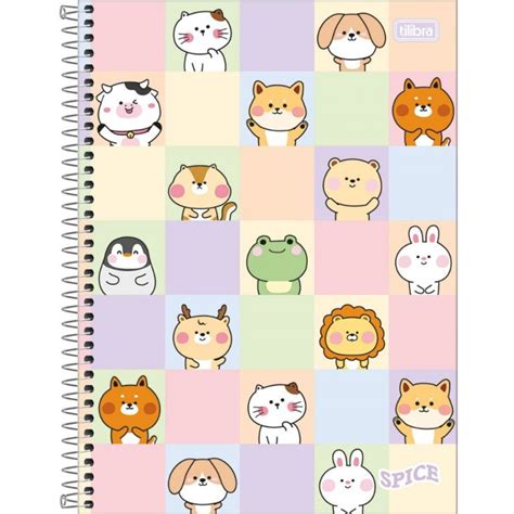 Caderno Espiral Capa Dura Universit Rio Spice Feminino Mat Rias