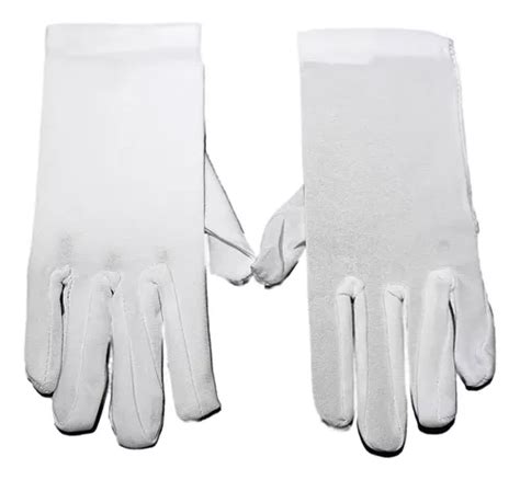 Guantes Blancos De Tela Soles Cotill N