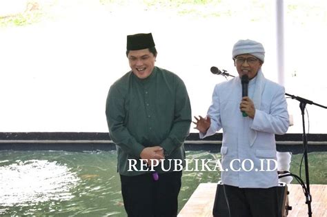 Erick Thohir Bersahabat Dengan Aa Gym Sejak Memimpin Republika