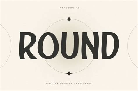 Round Groovy Font - FreeDaFonts