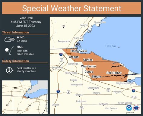 Nws Cleveland On Twitter A Special Weather Statement Has Been Issued