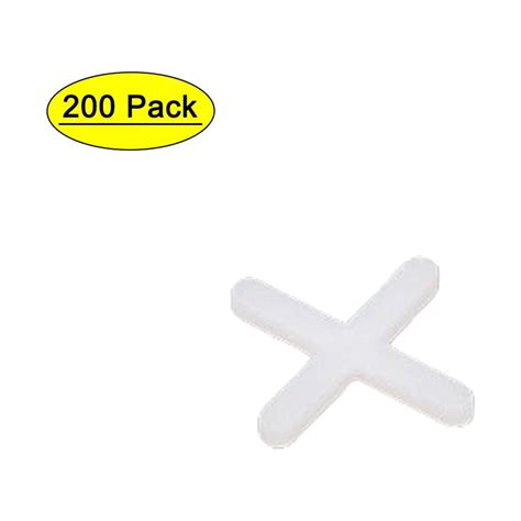 Wall Floor Ceramic Tile Plastic Cross Spacer 3mm White 200pcs