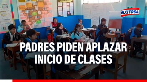 🔴🔵tacna Padres Piden Aplazar Inicio De Clases Por Problemas En Infraestructura De Colegios