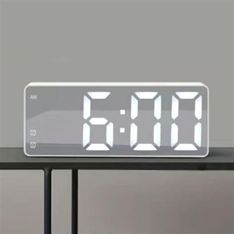 LED Mirror Display Clock Digital Mirror Display Clock Alarm Clock