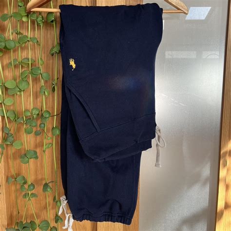 Ralph Lauren Men S Navy Joggers Tracksuits Depop