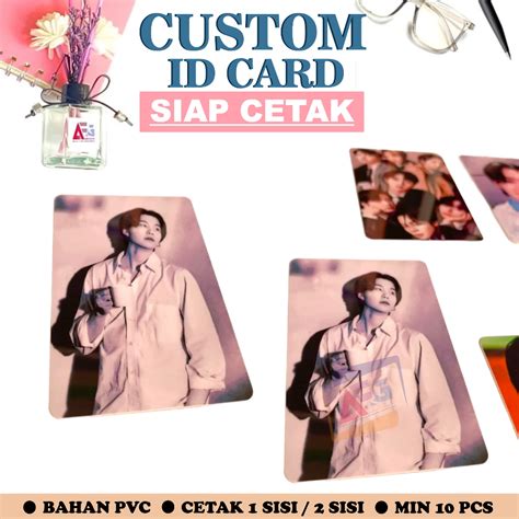 Jual Cetak Foto Card Id Card Custome Ketebalan Mm Bahan Pvc Laminasi