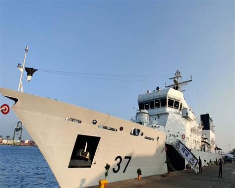 Indian Coast Guard Ship Vajra Commissioned To Enhance Coastal Security