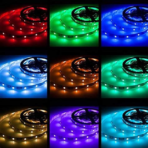 Minger 5M LED Strips Lights - LED Lights Blue LED Strip Lights with ...