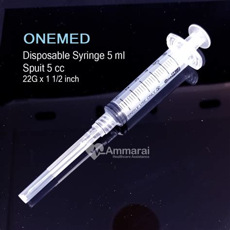 Jarum Suntik Onemed Disposable Syringe 5 Ml Spuit Lazada Indonesia