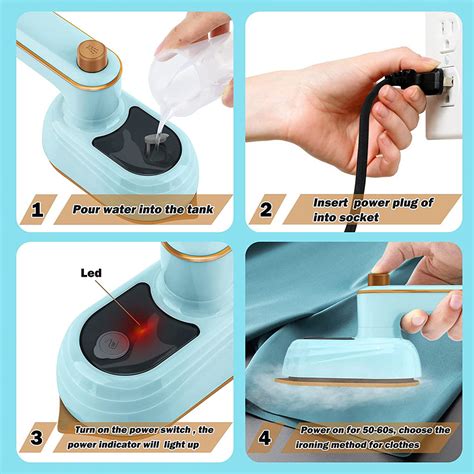 Handheld Foldable Garment Steamer Machine Mini Portable Home Travelling Dry Wet Electric Steam