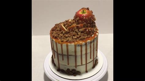 Caramel Apple Toffee Crumble Cake Youtube