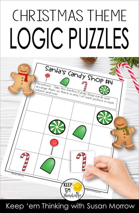 Printable Christmas Logic Puzzles