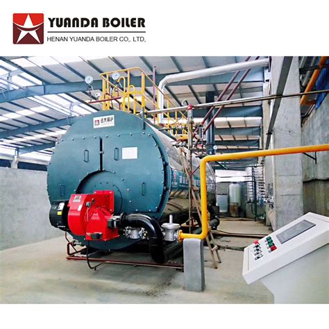 Horizontal Three Pass Gas Oil Fired Industrial Steam Boiler China 1