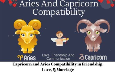 Capricorn And Aries Compatibility In Friendship Love Marriage