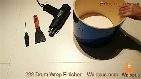 How To Remove Drum Wrap Youtube