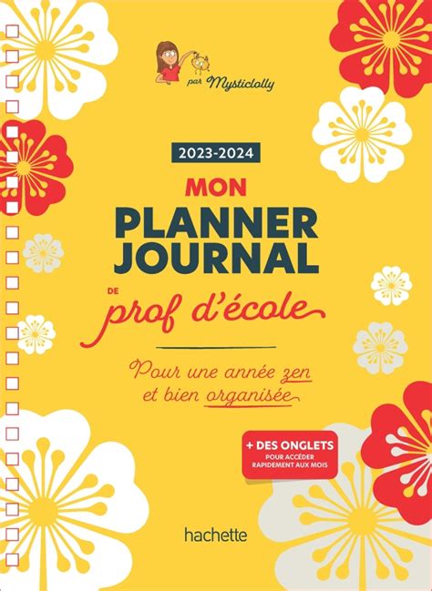 Mon Planner Journal De Prof D Cole Edition R Pertoire