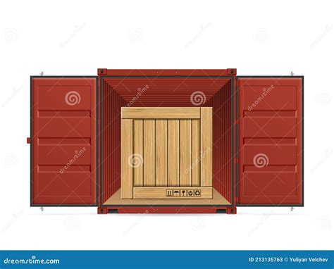 Cargo On A Wooden Pallet Cartoon Vector Cartoondealer