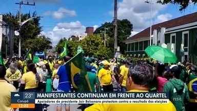 Jornal do Almoço Joinville Apoiadores do presidente Jair Bolsonaro