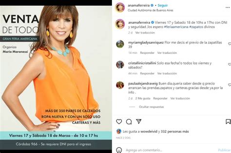 Anamá Ferreira Vende Toda Su Ropa “hay 400 Pares De Zapatos De Marcas Como Hermès Que Arrancan