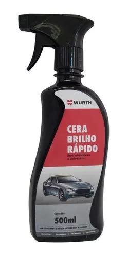 Cera Automotiva Liquida Spray Cera Brilho Rápido Wurth 500ml