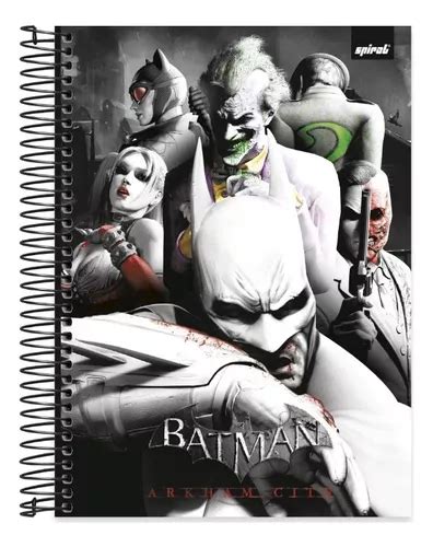 Caderno Capa Dura Batman 10 Matérias 160 Fls 200x275mm Cor Batman