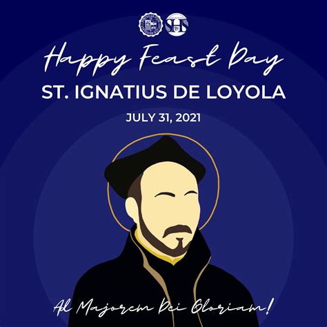 Addu Senior High School On Twitter Happy Feast Day Of St Ignatius Of