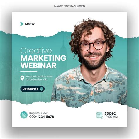 Premium Psd Corporate Business Webinar Social Media Post Design Template