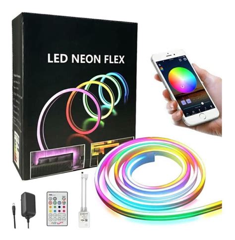 Manguera Neon Flex Led Rgb Control Remoto App Audioritmica Env O Gratis