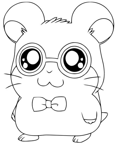 Coloriage Hamtaro Ernest dessin gratuit à imprimer