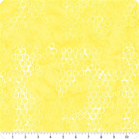 Whats The Buzz Batiks Yellow Honeycomb Yardage Sku 9195q 7 Fat