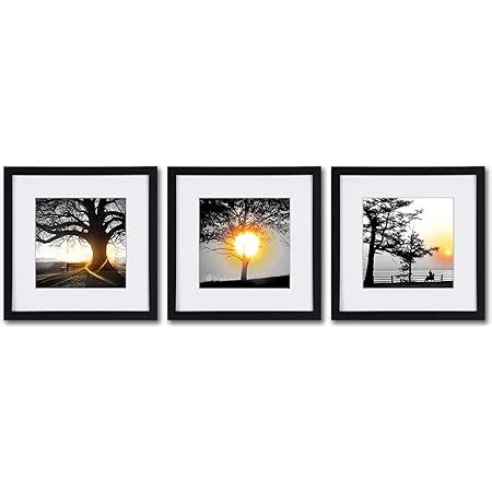 Amazon.com: Winter Tree Canvas Wall Art: Black & White Tree Picture ...