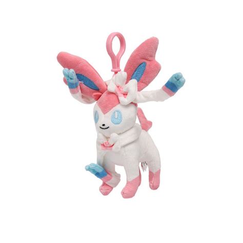 Pokemon Sylveon Plush Dangler Key Chain Soft Toy Teddy Playstyle