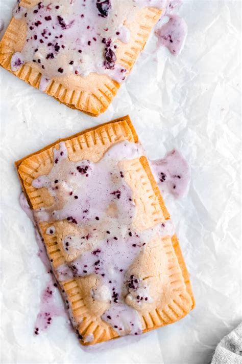 Healthy Homemade Blueberry Pop Tarts Paleo Gf The Fit Peach