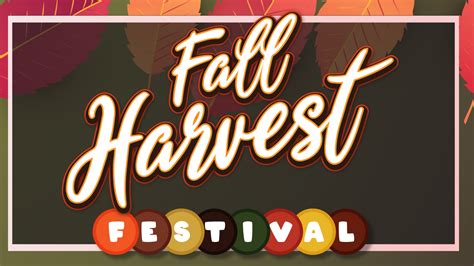 Fall Harvest Festival | Events | Parks & Recreation