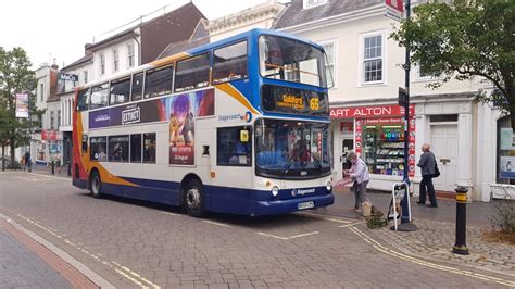 Full Bus Journey On Stagecoach South Route Alton High Street To