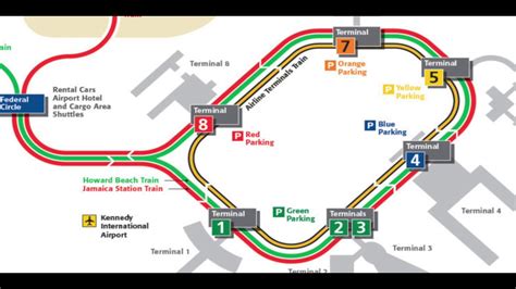 JFK AirTrain Terminal Map