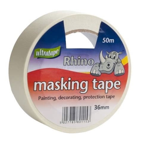 Rhino Ultratape Masking Tape 36mm x 50m | Sealants and Tools Direct