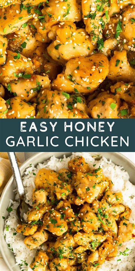 Honey Garlic Chicken Chicken Recipes