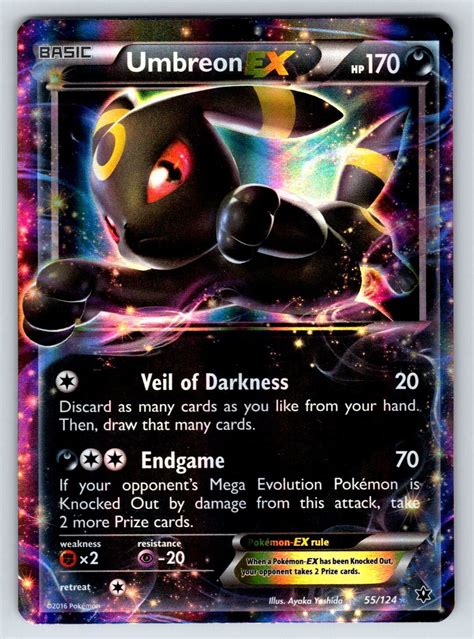 Umbreon Ex Fates Collide Ultra Rare Holo Pokemon Card Ebay