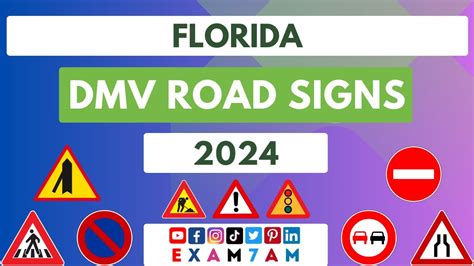 Florida Dmv Road Sign Written Test Learn Road Signs In Pass