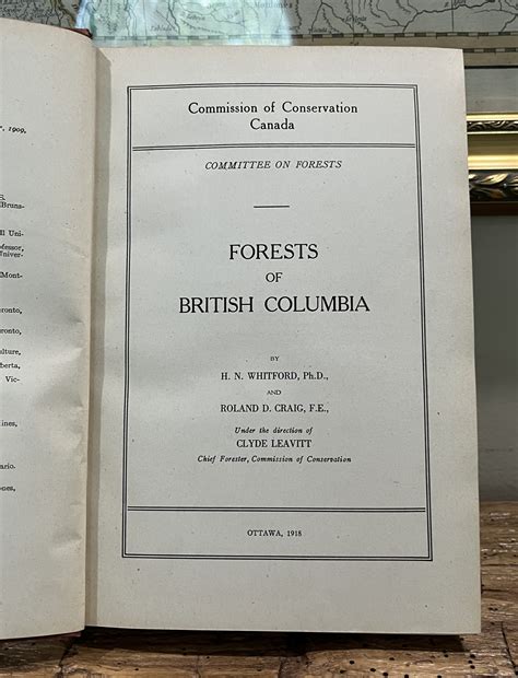 Forests of British Columbia -- Commission on Conservation Canada