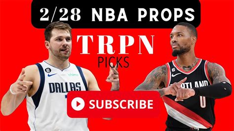 Nba Player Prop Picks And Predictions Today Tuesday 22823 Best Nba