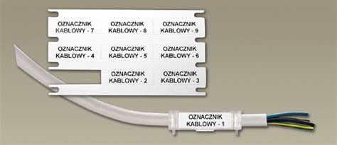 BARLEM system tabliczek opisowych oznaczniki kablowe opisy przewodów