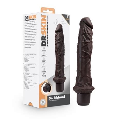 Dr Skin Dr Richard Vibrating Dildo Brown Sex Toys Popporn