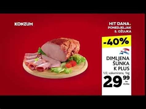 Hit dana Dimljena šunka K Plus 1 kg Akcija Njuškalo katalozi