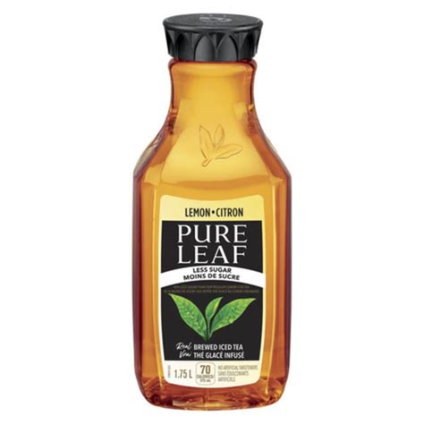 Pure Leaf Iced Tea Less Sugar Lemon 1 75 L bottle Voilà Online