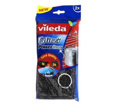 Pads Vileda Glitzi Power Inox Pcs Cheap Basket