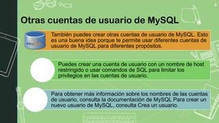 Gesti N De La Cuenta De Usuario Mysql Pdf Descarga Gratuita