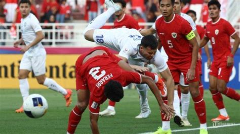 Hasil Timnas U Indonesia Vs Uzbekistan Dirugikan Wasit Garuda Muda